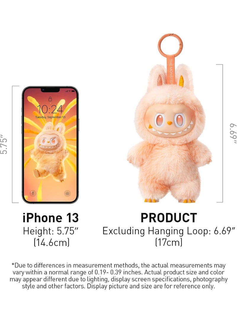 لابوبو مجموعة سلاسل مفاتيح دمى لابوبو ذا مونسترز القطيفة - 6 قطع - دلايات حقائب على شكل حيوانات محشوة بوجه فينيل لطيف مع حلقة تعليق | دلاية حقيبة ظهر ناعمة ورقيقة وزينة سيارة | هدية فنية ملونة قابلة للتجميع للفتيات والمراهقات - Image 4